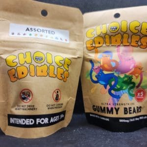 Choice Edibles Gummy Bears CBD